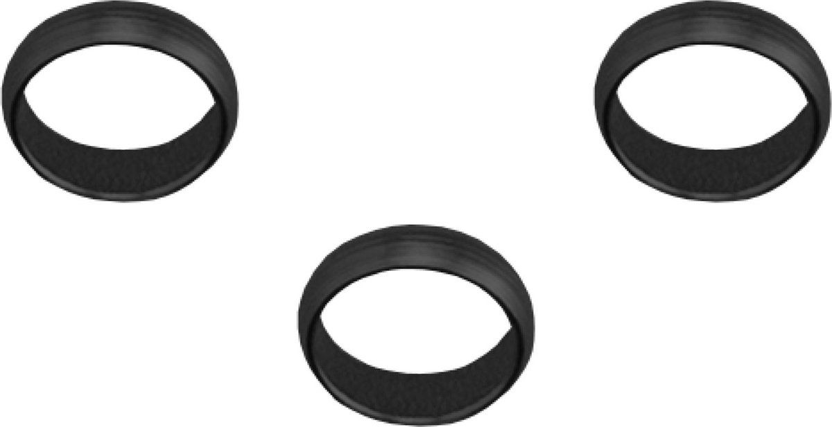 Koto Aluminium Flight Lock Rings Black