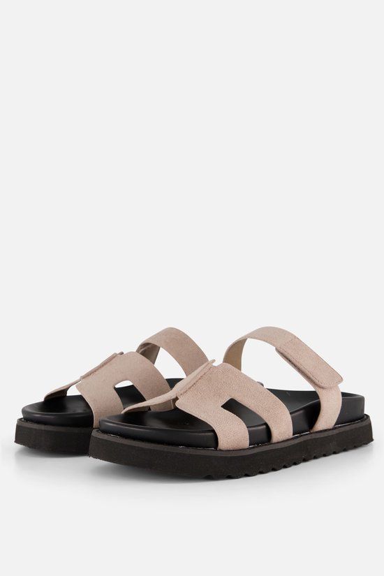 Ann Rocks Sandalen taupe Pu - Maat 40