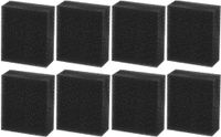 cyclingcolors 8 x Kattenfontein Spons Schuimfilter Zwart