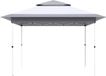 Bolt Edge Pavillon 3,6x3,6 m – Gazebo pliable – Étanche – Gris clair – Tente de réception pour jardin, terrasse et événements – Cadre en acier – Sans parois latérales