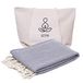 ATANI Turkse strandlaken tas van 100% biologisch katoen, sneldrogend, zandvrij, grote reisdeken, extra grote reisdeken, XL, yoga, eco-handdoeken, reis, benodigdheden, vakantie, must-haves, geschenken