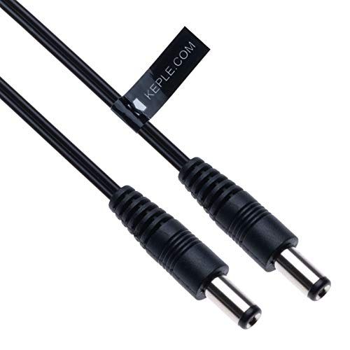 Keple DC Power Extension Cable 5m - 2.1mm / 5.5mm Male Jack - CCTV Compatible