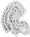 Mission BMX Mission Half-link Ketting Zilver 100 Links / 1s