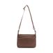 MANDARINA DUCK Mellow Leather Crossover Bag Milk Chocolate bruine