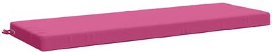 vidaXL Coussin de banc SOEST 100% Polyester Rose 150 x 50 x 8 cm