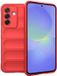 Techsuit Hoesje geschikt voor Samsung Galaxy A36/A56 - Magic Shield Silicone Back Cover - Rood