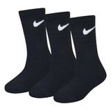 Nike Basic Pack Crew 3pk Sokken Zwart EU 23 1/2-27