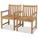 VidaXL Chaise de jardin Teck Brun