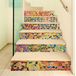 Wan GmbH Set van 6 Zelfklevende Trapstickers 3D Decoratie Waterdicht PVC Traptreden Sticker Mozaïeksteen