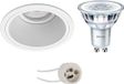 BES LED Pragmi Minko Pro LED Spot Set - GU10 Fitting - Rond - Mat Blanc - 3.5W - 4000K