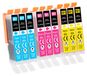Canon Jeu de cartouches couleur 581 XXL, multipack de 9 pièces, convient pour Canon PIXMA