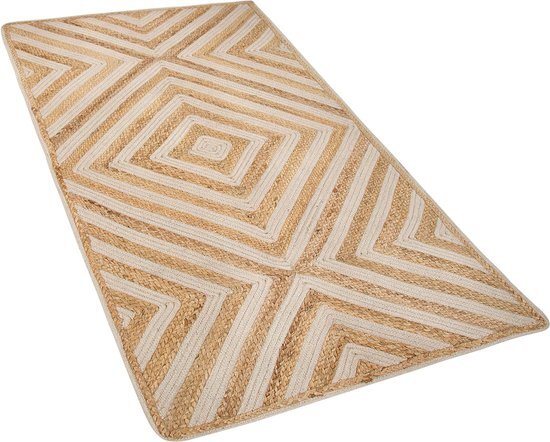 Beliani Vloerkleed beige 80 x 150 cm PIRLI