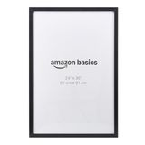 Amazon Basics rechthoekige houten poster-/fotolijst, 61cm x 91cm, zwart