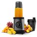 Cecotec Nutriblender Fusion Touch Blender, 1000 W, lemmet met 6 messen Black Titanium, 2 flessen à 500 ml en 900 ml, controlelampje, verwisselbare deksel, intacte voedingsstoffen