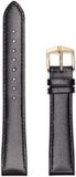 Hirsch Osiris Horlogeband - Zwart - Leer - 12mm
