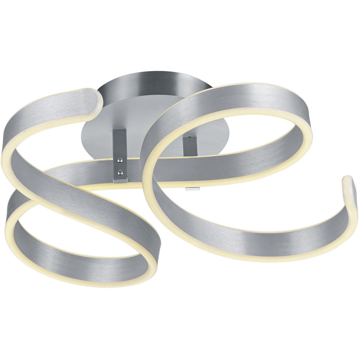 BES LED Trion Frinco Plafondlamp - 40W - Warm Wit - Dimbaar - Rond - Mat Grijs