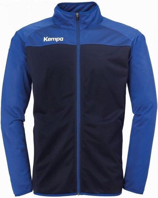 Kempa Prime Poly Jacket - Marine-Royal - Maat M - Unisex - Kinderen