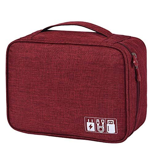 Ruyosn Kabel Organizer Tas - Rood