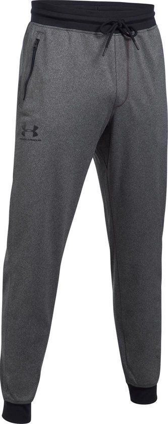 Under Armour Sportstyle Tricot Jogger Heren Sportbroek - Grijs - Maat L