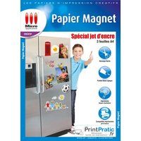 MICRO APPLICATION Papier Magnetique A4