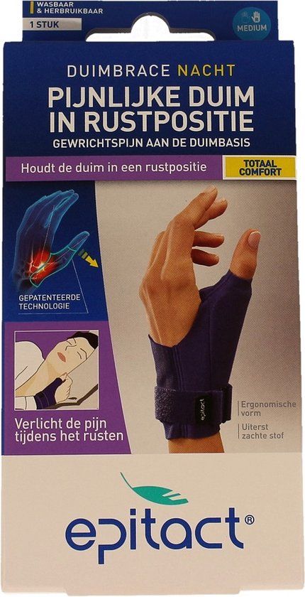 Epitact Duimbrace Nacht Rechts Maat M 1ST