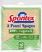 Spontex 3384122000900 schoonmaakdoek Cellulose, PP-katoen Meerkleurig 3 stuk(s)