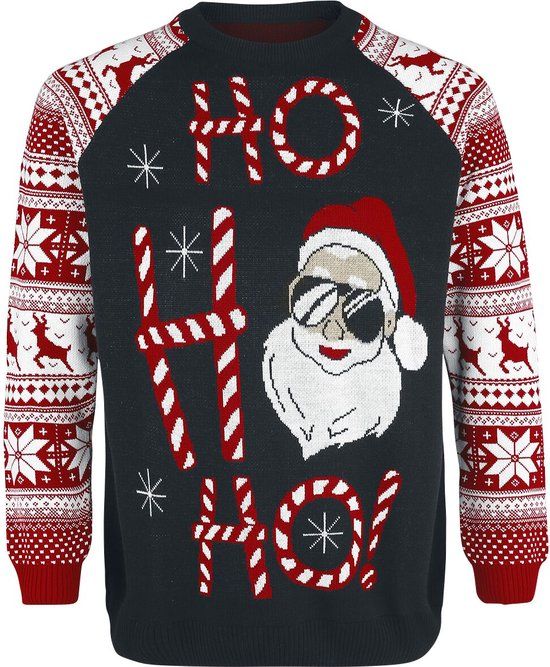 Ugly Christmas Sweater Ho Ho Ho Heren Christmas jumper - meerkleurig - 5XL