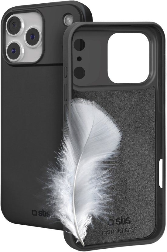 SBS Instinct Cover Apple iPhone 17 Pro Max Zwart