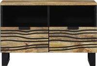 vidaXL TV-meubel 70 x 33 x 46 cm bruin bewerkt hout