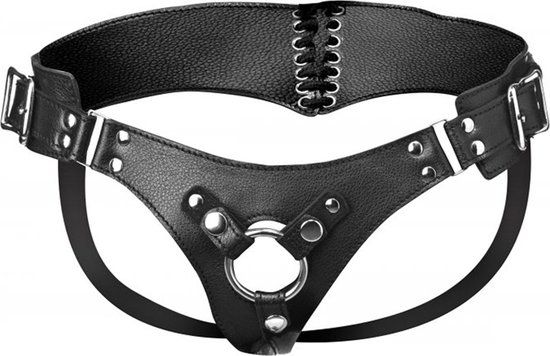 Strap U Strap On Harnas - korset model - Zwart