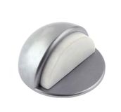 Rei Deurstopper zelfklevend met look-finish afmetingen: 45 x 45 x 25 mm, RVS-effect