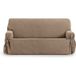 ECOMMERC3 3-zits bankhoes van jacquard-stof, niet elastisch, beige, pasvorm met decoratieve banden en elegante bescherming voor je bank