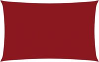 vidaXL Zonnescherm rechthoekig 3x6 m oxford stof rood