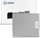 AllSpares Metaalfilter voor afzuigkappen - Novy 508-9008 / 6200020 (315x270x9mm)