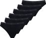 sloggi Dames Tai slip 6-pack 24/7 100 Zwart XXL