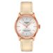 Tissot T-Classic Chemin des Tourelles Powermatic 80 T1392073603100 Montre - Cuir - Crème - Ø 34 mm