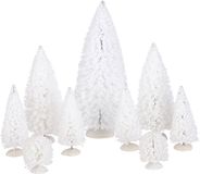 Luville White Tree Set of 9