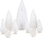 Luville White Tree Set of 9