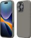 kwmobile telefoonhoesje geschikt voor Apple iPhone 16 Pro - Hoesje met siliconen coating - Smartphone case in steengrijs