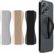 kwmobile Vingerhouder voor Smartphone - Set van 3 - Zwart/Goud/Zilver