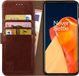 Rosso Element Book Case Wallet Hoesje Geschikt voor OnePlus 9 Pro | Portemonnee | 3 Pasjes | Magneetsluiting | Stand Functie | Bruin