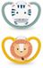 Nuk Fopspeen Baby 18-36 maanden Silicone Zebra Lion Set van 2