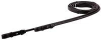 BR Teugel Rondgenaaid antislip en stops 16mm blindesluiting Black/silver - Full