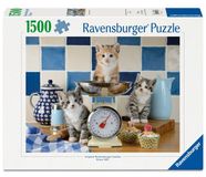 Ravensburger Puzzle pour adultes, 1500 pièces, chat dans la cuisine