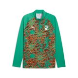 PUMA Functioneel shirt olijfgroen / donkeroranje / wit