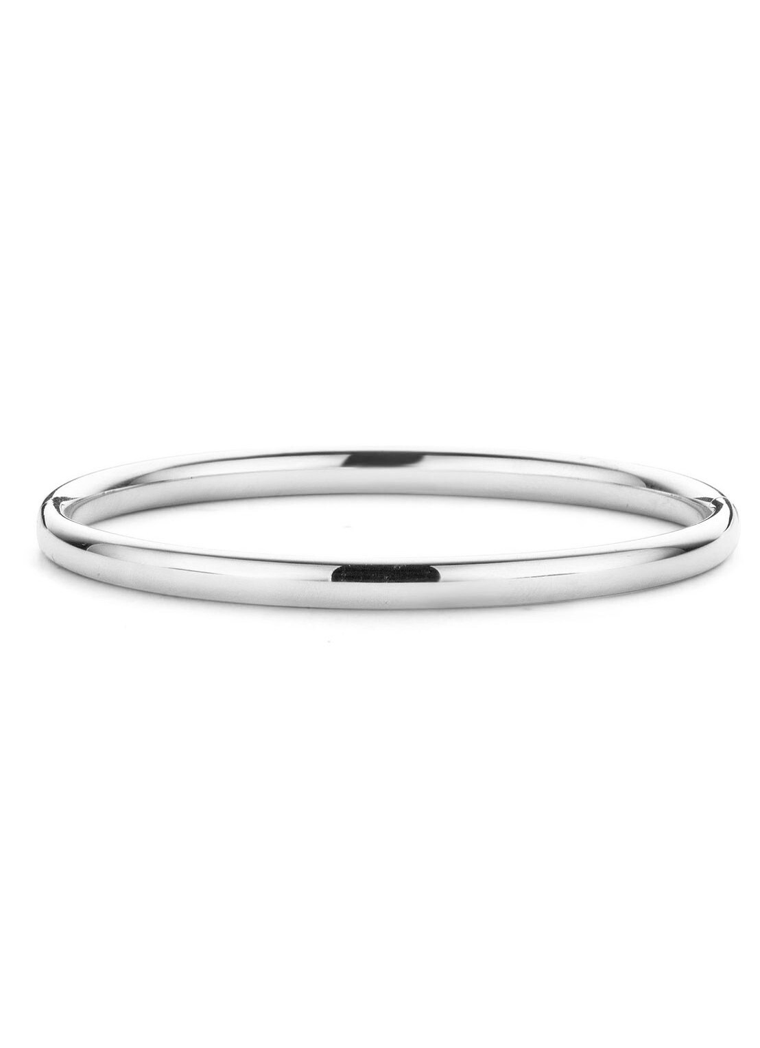 Diamond Point Witgouden bangle (M)