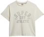 Superdry - Athletic Essentials T-shirt - Femme - T-shirts - Desert Bone Off White