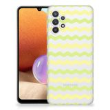B2Ctelecom Samsung Galaxy A32 4G | A32 5G Enterprise Editie | Flexibel TPU bumper | Waves Yellow