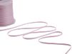 Furlanis - Dubbel satijnen lint, Italiaanse stof - lila/roze, 3 mm x 50 m