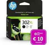 HP 302XL Zwart - Inktcartridge - Origineel - XL - 480 pagina's - F6U68AE
